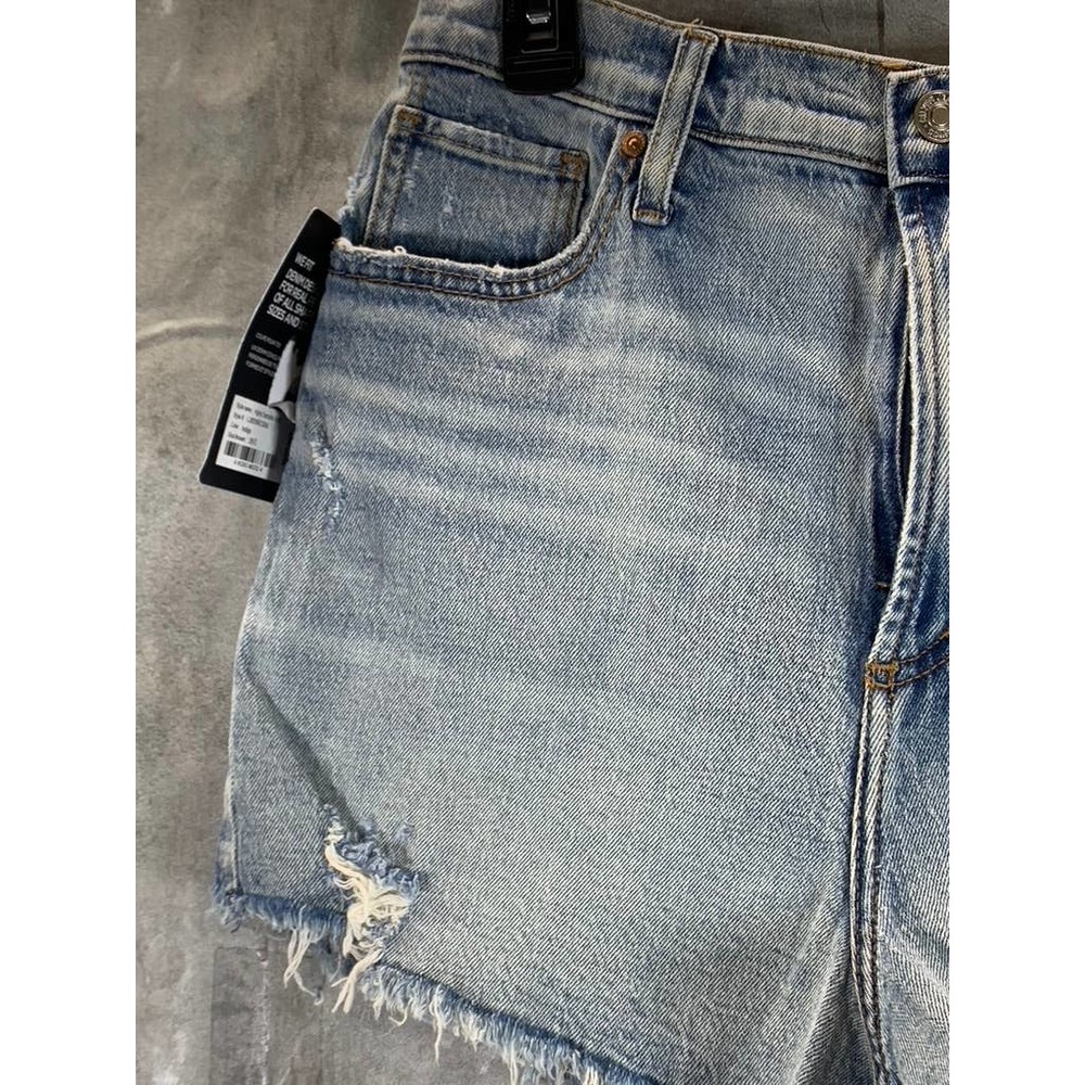 Silver Jeans Co. Women's Indigo High-Rise Distressed Highly Desirable Short SZ29 - Picture 4 of 11